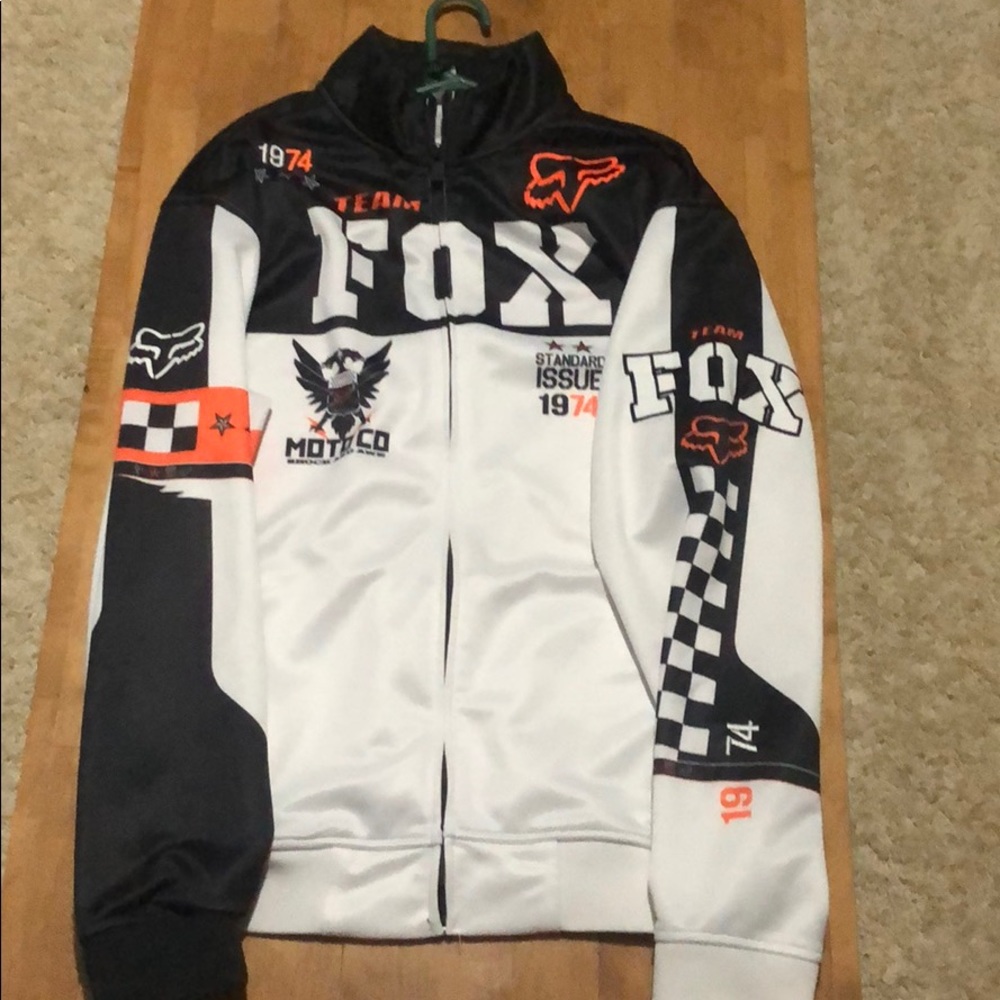 Fox zip up hoodie